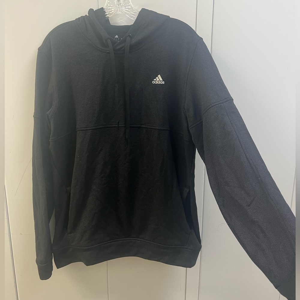 Great Condition Adidas Men's Black Long Sleeve Pullover Hoodie